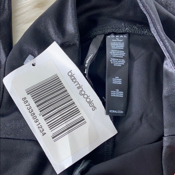 Koral NWT Black High Waisted Lustrous Leggings - Picture 9 of 13